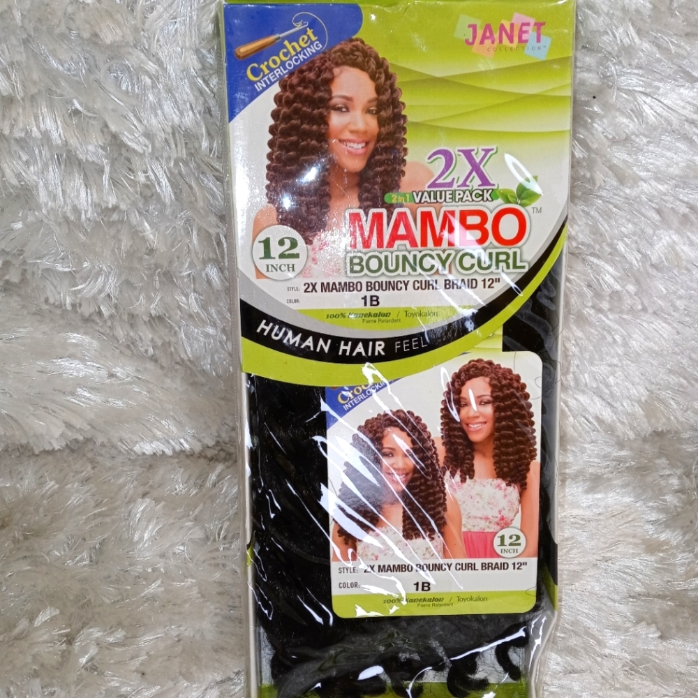 Janet Collection™: 2X Bouncy Curl Braids 12''